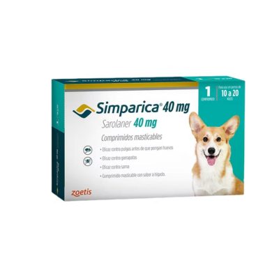 Simparica (40 Mg) 10-20 Kg 1 Comprimido